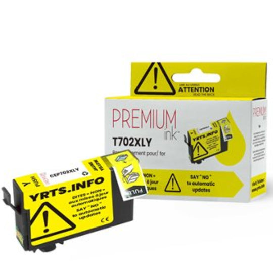 Compatible EPSON T702XL (T702XL420) Jaune Cartouche à Jet d'encre Qualité supérieure