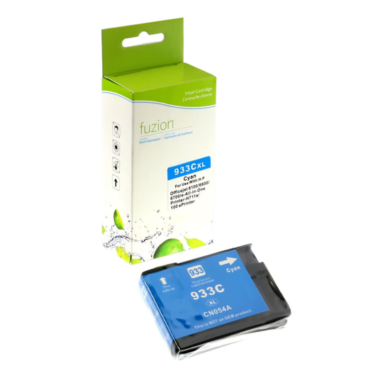 Compatible HP 933XL Cyan Cartouche à Jet d'Encre Qualité Supérieure