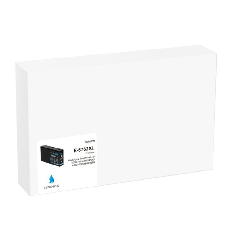 Compatible EPSON T676XL (T676XL220) Cyan Inkjet Cartridge Premium Quality - Cartouches Certifiées