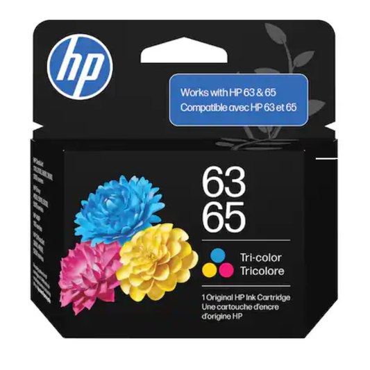 HP 63/65 (B7RT2AN) Couleur Originale Cartouche à Jet d'encre