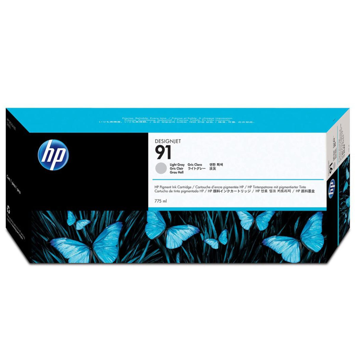 HP 91 775ml (C9466A)  Light Gray Original Inkjet Cartridge - Cartouches Certifiées