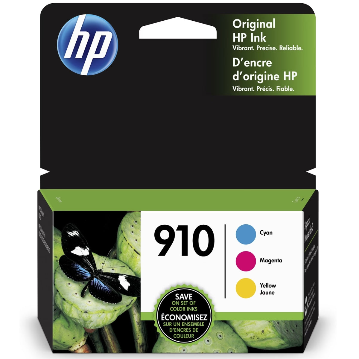 HP 910 (3YN97AN) Tri Pack Color Original Inkjet Cartridge - Cartouches Certifiées