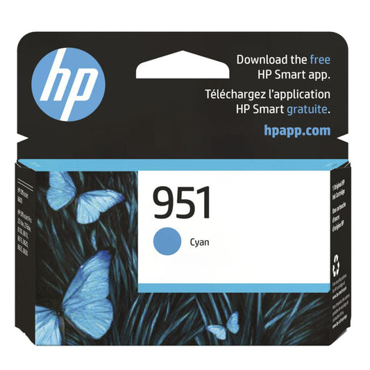 HP 951 (CN050AN) Cyan Originale Cartouche à Jet d'encre
