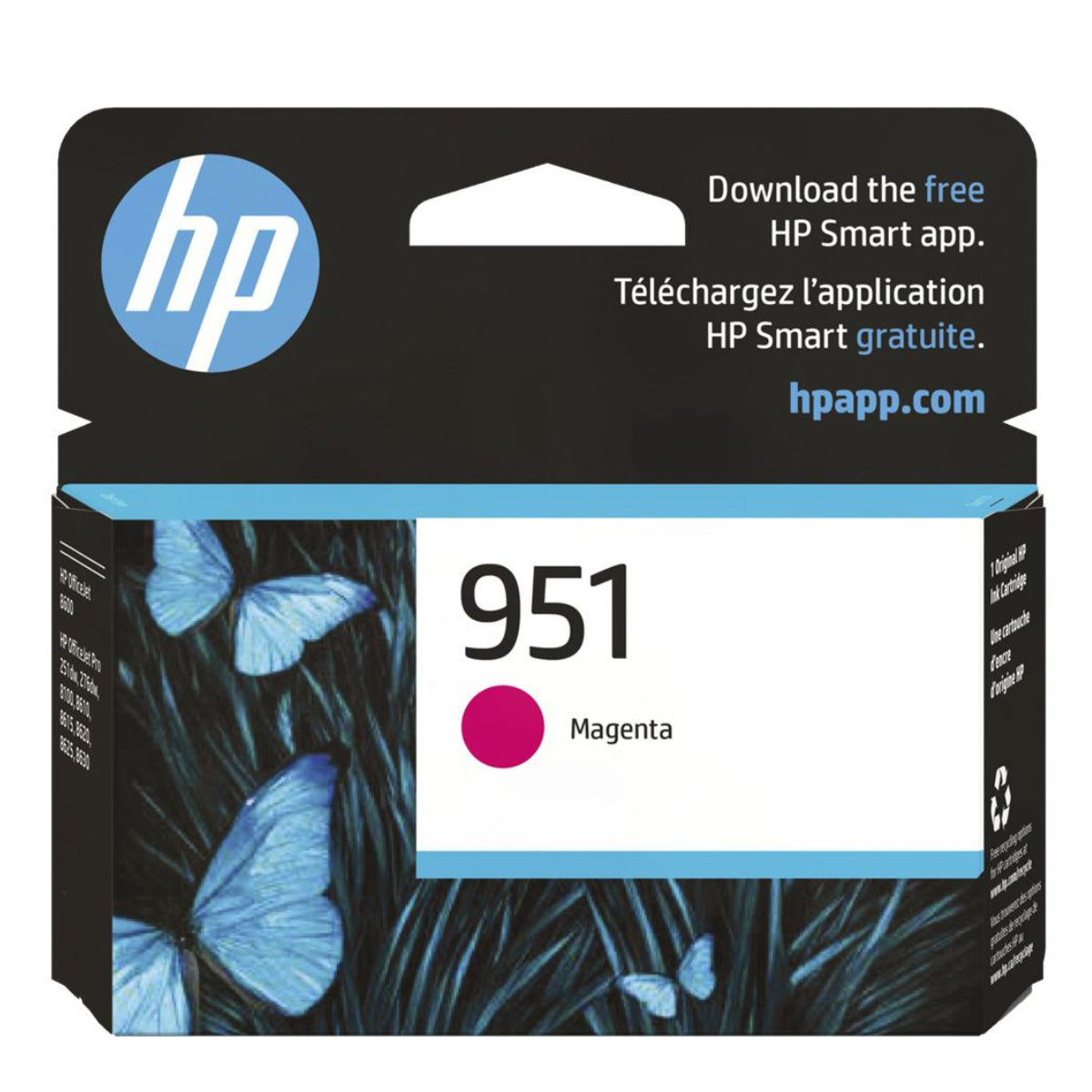 HP 951 (CN051AN) Magenta Originale Cartouche à Jet d'encre