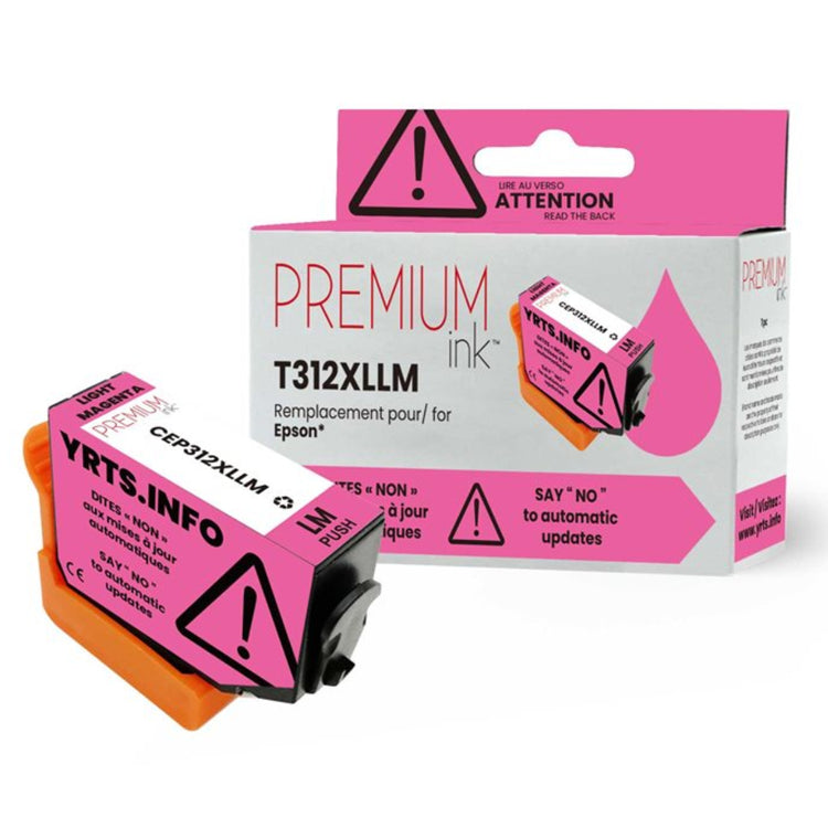 Compatible EPSON T312XL (T312XL620) LightMagenta Inkjet Cartridge Premium Quality - Cartouches Certifiées