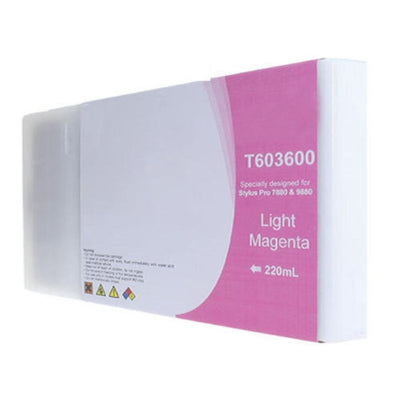 Compatible EPSON T603 (T603600) 220ml Photo Magenta Inkjet Cartridge Premium Quality - Cartouches Certifiées