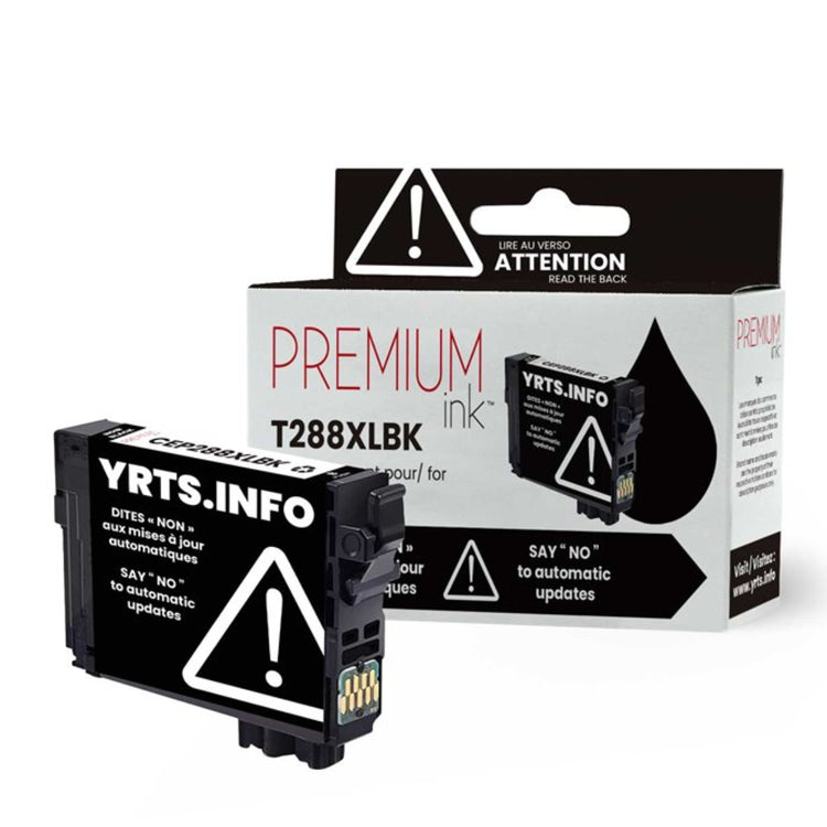 Compatible EPSON T288XL (T288XL120) Black Inkjet Cartridge Premium Quality - Cartouches Certifiées