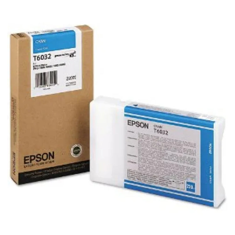 EPSON T603 (T603200) 220ml Cyan Original Inkjet Cartridge - Cartouches Certifiées