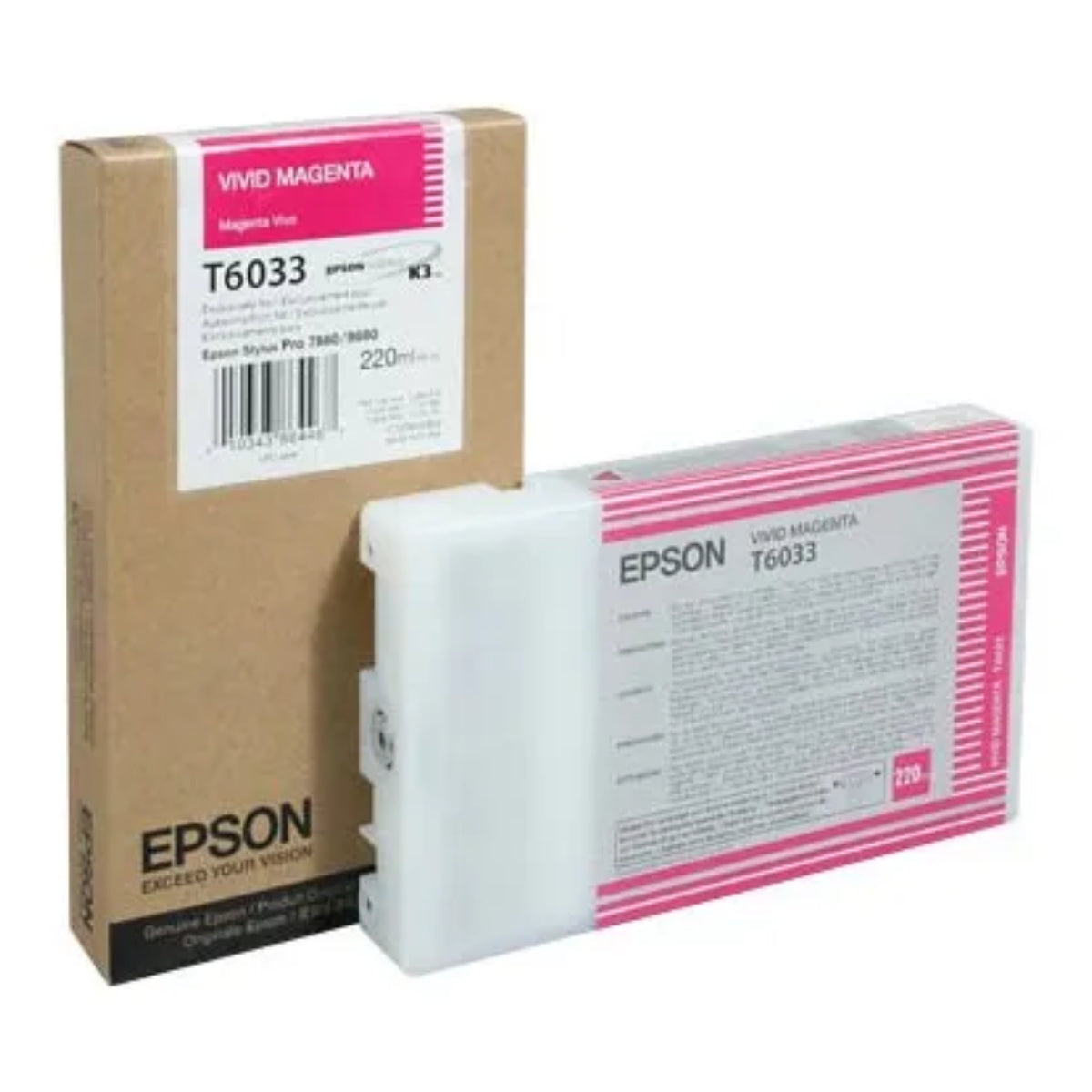 EPSON T603 (T603300) 220ml Magenta Originale Cartouche à jet d'encre ...