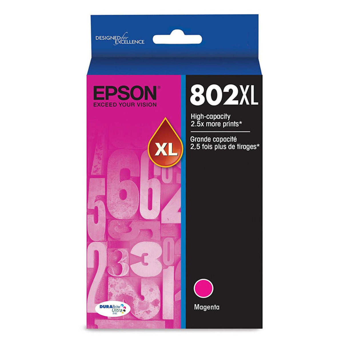 EPSON T802XL (T802XL320) Magenta Original Inkjet Cartridge - Cartouches Certifiées