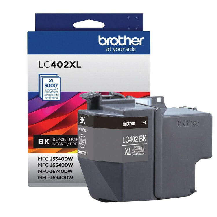 BROTHER LC402XLBKS Black Original Toner Cartridge - Cartouches Certifiées