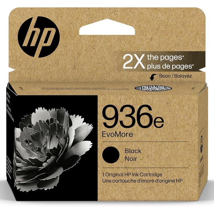 HP 936E (4S6V6LN) EVOMORE Black Original Inkjet Cartridge - Cartouches Certifiées