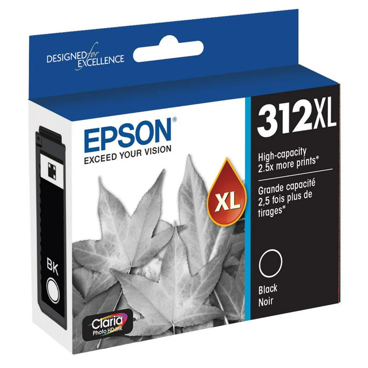 EPSON T312XL (T312XL120) Black Original Inkjet Cartridge - Cartouches Certifiées