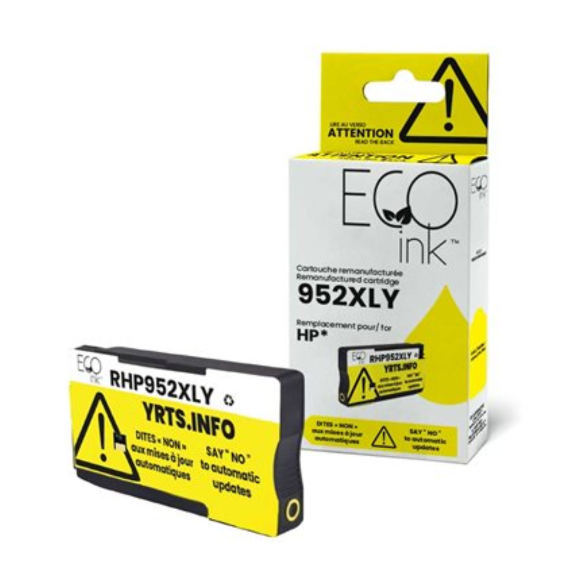 Refurbished HP 952XL (L0S67AN) Yellow Inkjet Cartridge - Cartouches Certifiées
