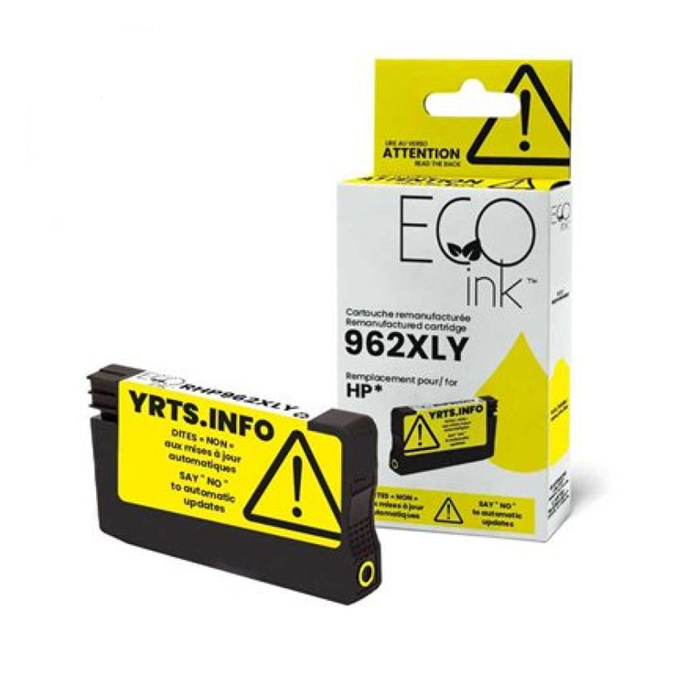 Refurbished HP 962XL (3JA02AN) Yellow Inkjet Cartridge - Cartouches Certifiées