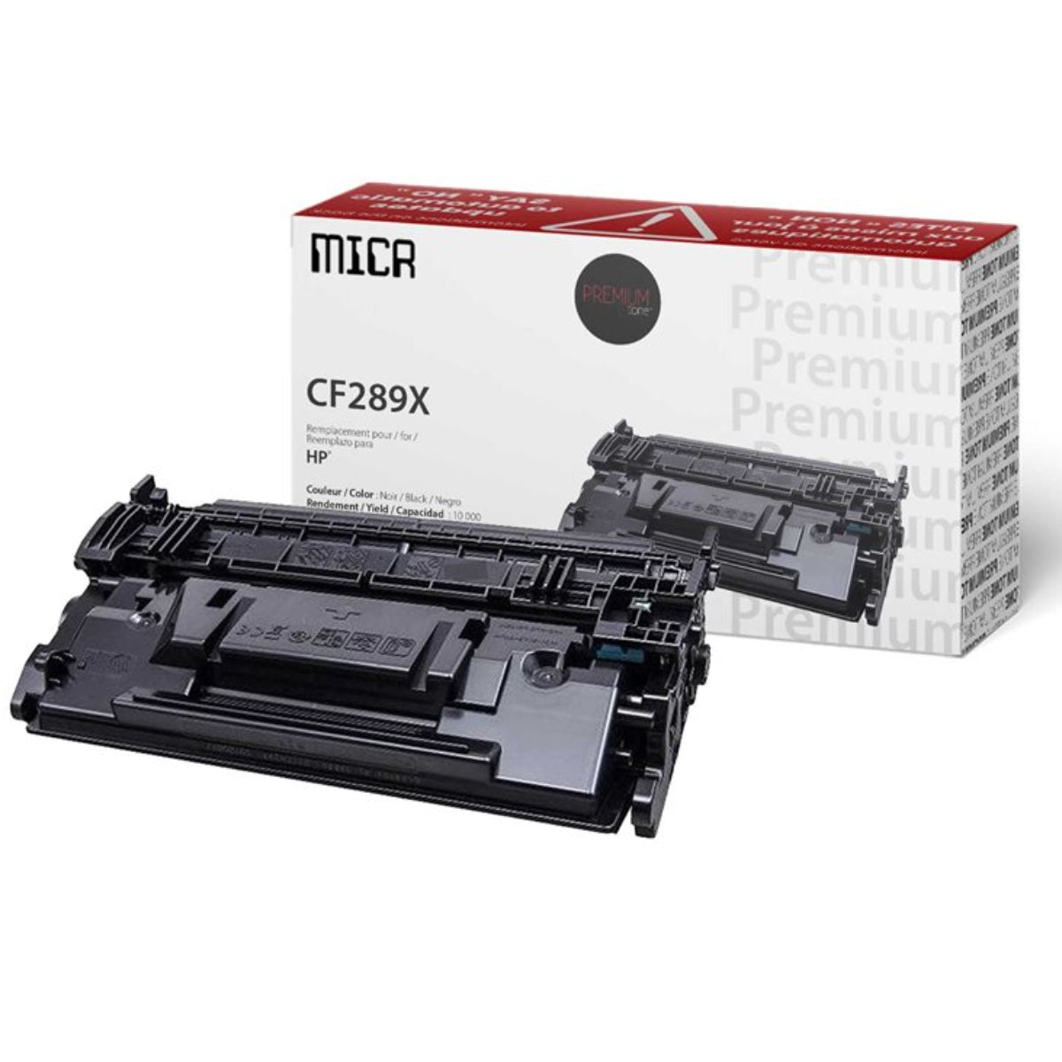Compatible HP (89X) MICR Black Toner Cartridge Premium Quality - Cartouches Certifiées