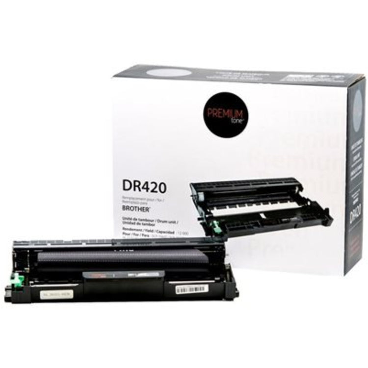 Compatible BROTHER DR-420 Black Drum Premium Quality - Cartouches Certifiées
