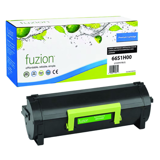 Compatible LEXMARK 66S1H00 (66S0HA0) Noir Cartouche Laser Qualité Supérieure