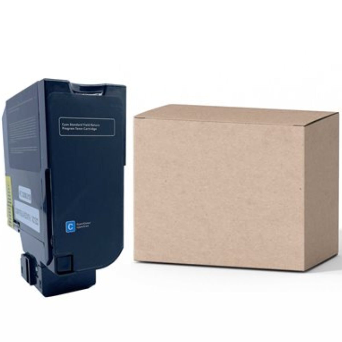 Compatible LEXMARK 74C1SC0 (74C0S20) Cyan Toner Cartridge Premium Quality - Cartouches Certifiées