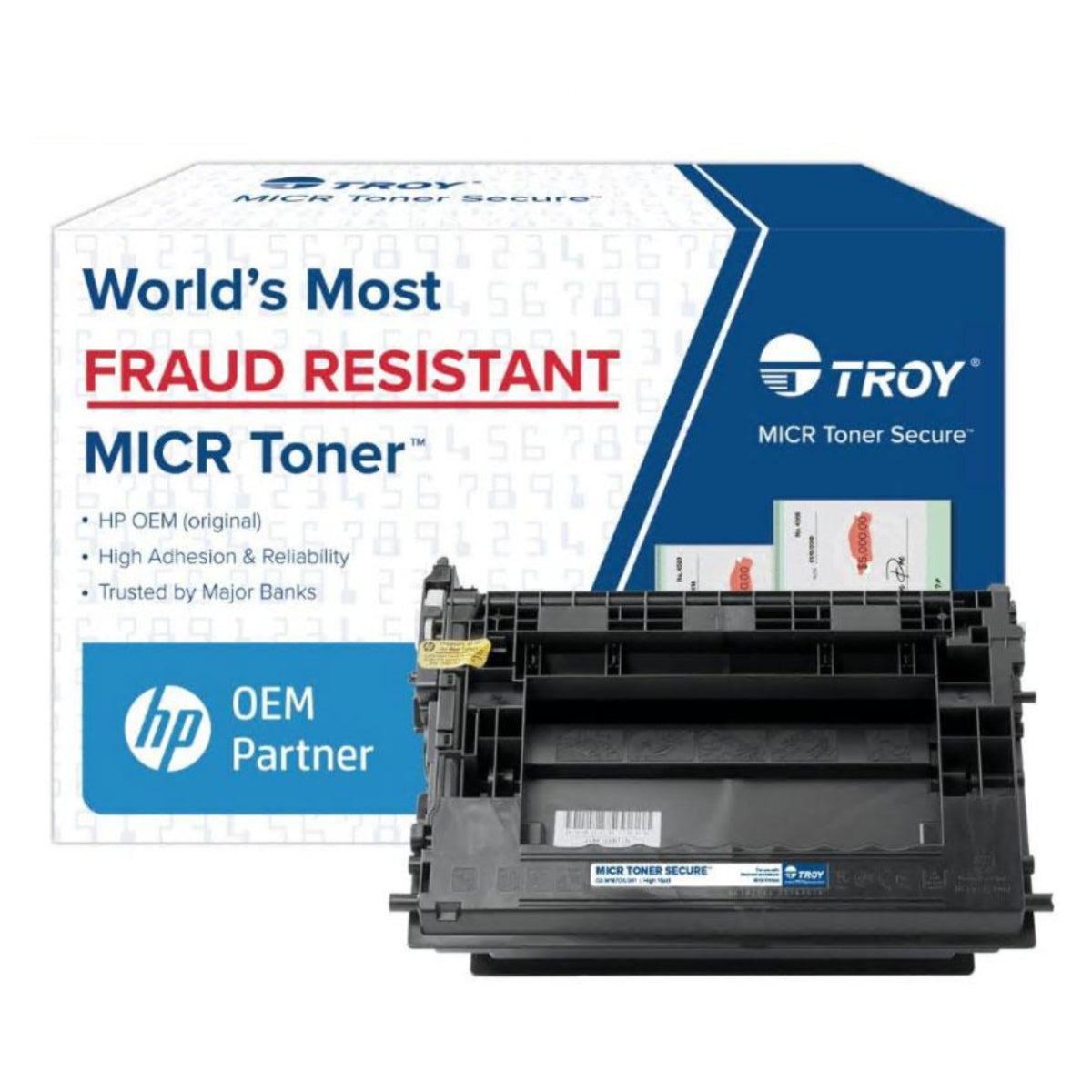 TROY HP W1470X MICR (147X, 02-W1470X-001) Black Original Secure Toner Cartridge - Cartouches Certifiées