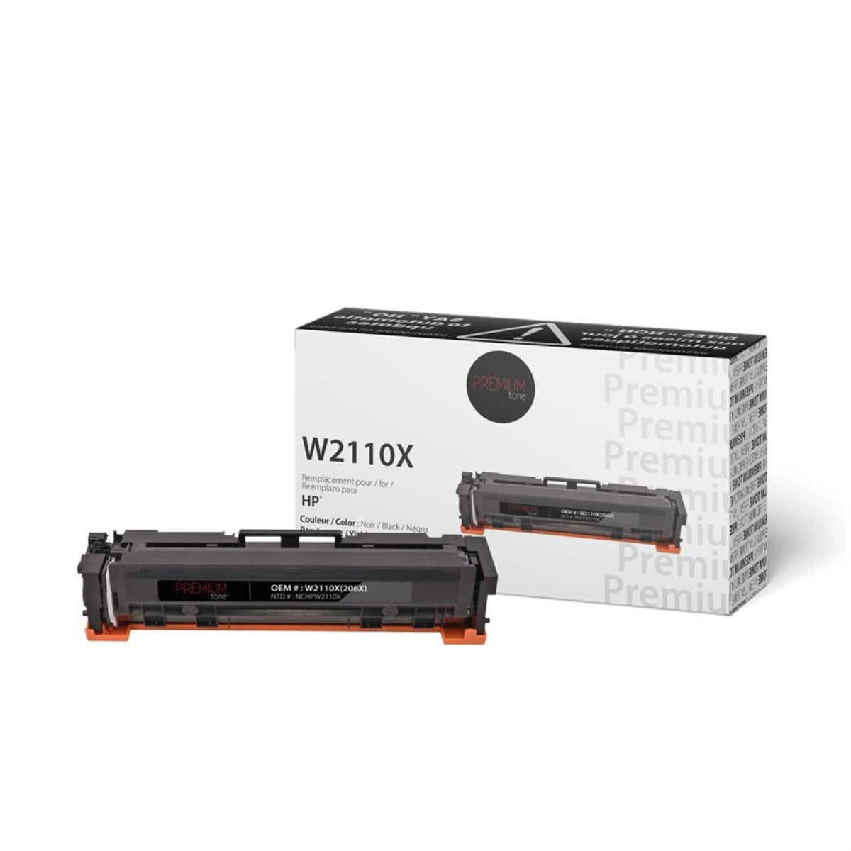 Compatible HP (206X) Black Toner Cartridge Premium Quality - Cartouches Certifiées