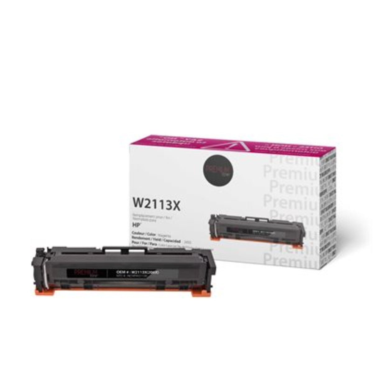 Compatible HP (206X) Magenta Toner Cartridge Premium Quality - Cartouches Certifiées