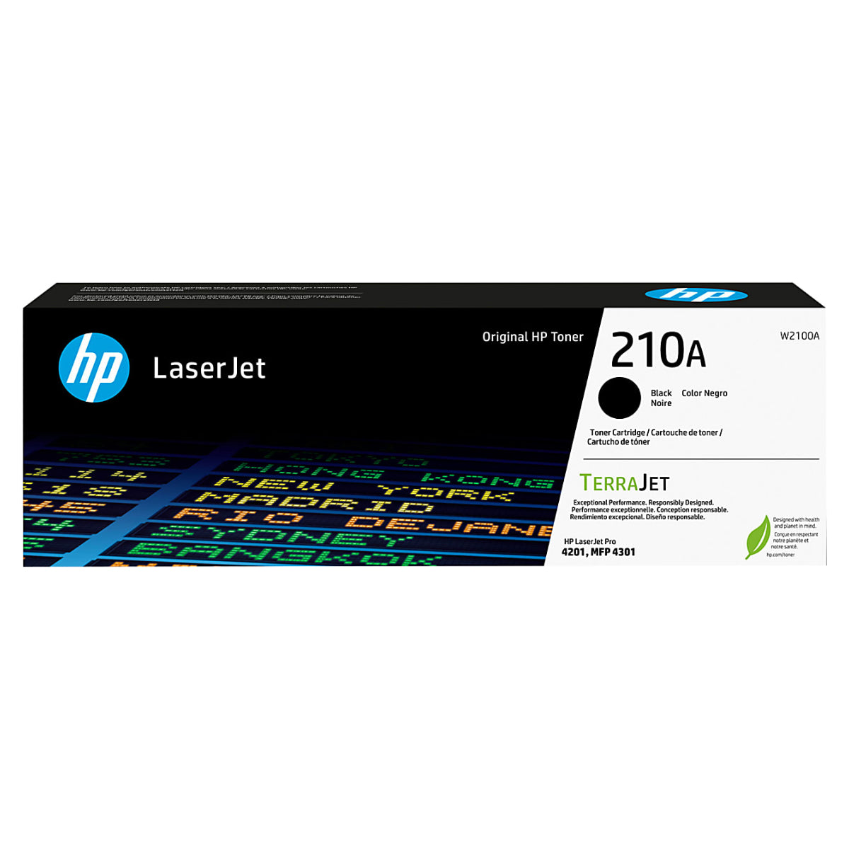 HP W2100A (210A) Black Original Toner Cartridge - Cartouches Certifiées