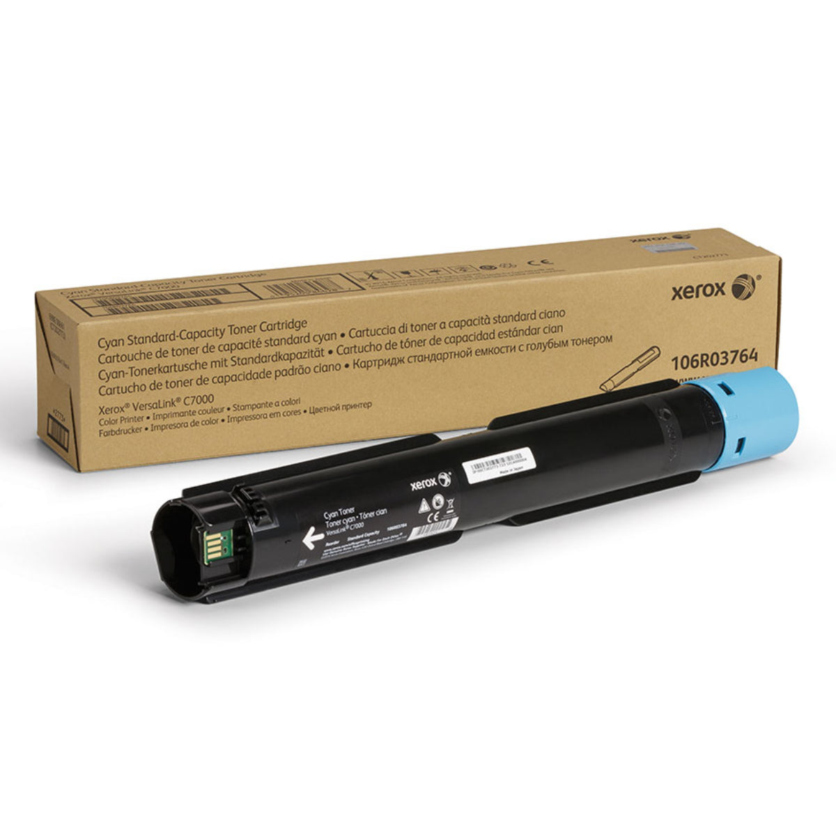 XEROX 106R03764 Cyan Original Toner Cartridge - Cartouches Certifiées