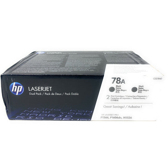 HP CE278AD (78A) Paq-2 Noir Originale Cartouche Laser