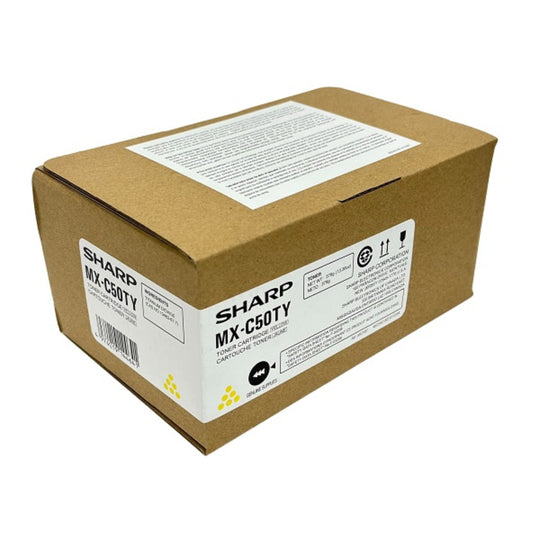 SHARP MXC50TY Jaune Originale Cartouche Laser