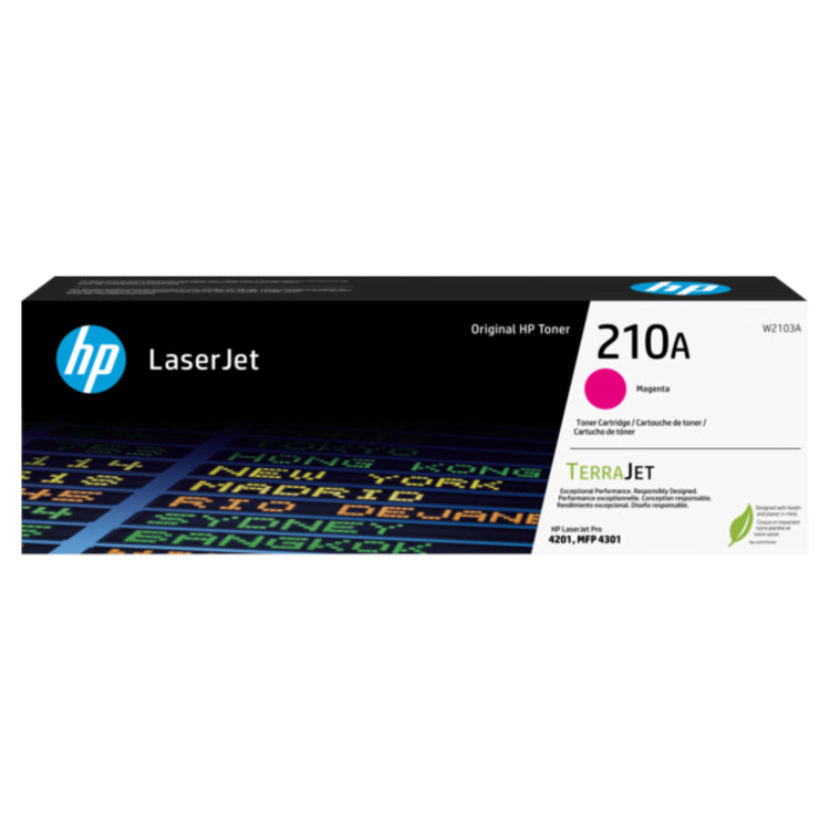 HP W2103A (210A) Magenta Original Toner Cartridge - Cartouches Certifiées