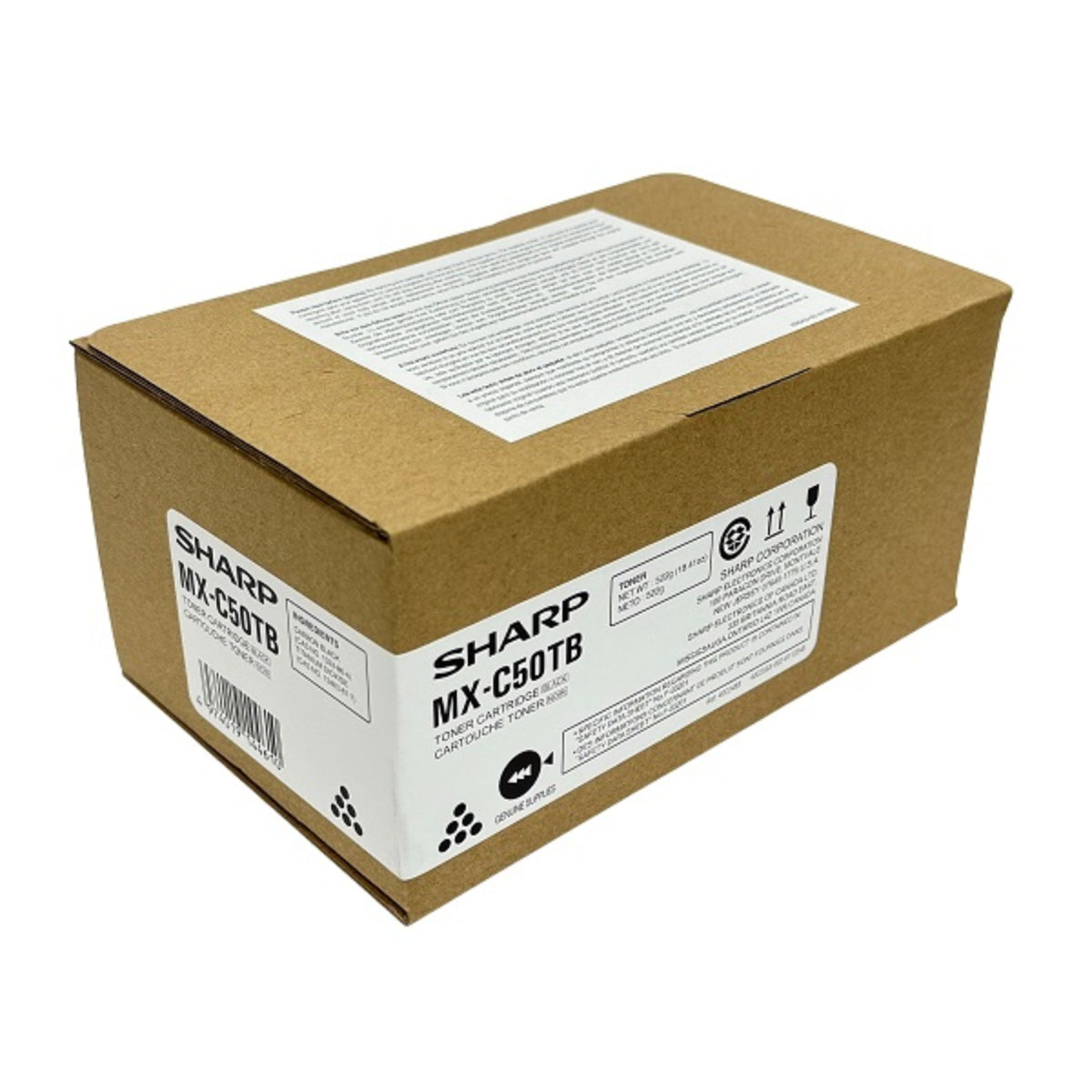 SHARP MXC50TB Noir Originale Cartouche Laser