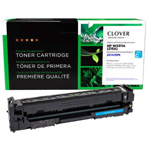 Refurbished HP W2311A (215A) Cyan Toner Cartridge - Cartouches Certifiées