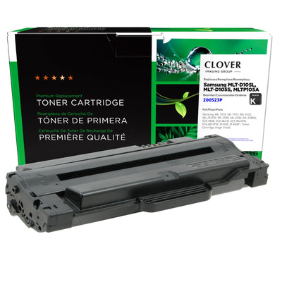Refurbished SAMSUNG MLT-D105L (SU770A) Black Toner Cartridge - Cartouches Certifiées