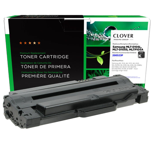 Remise à Neuf SAMSUNG MLT-D105L (SU770A) Noir Cartouche Laser