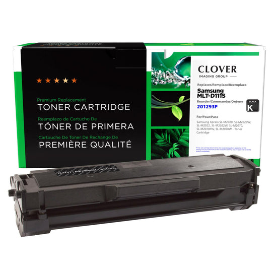 Remise à Neuf SAMSUNG MLT-D111S (SU814A) Noir Cartouche Laser