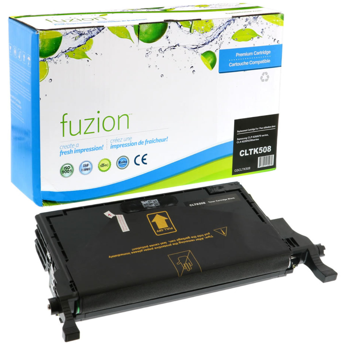 Refurbished SAMSUNG CLT-K508L (SU191A) Black Toner Cartridge - Cartouches Certifiées