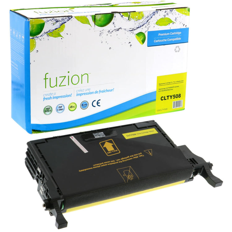 Refurbished SAMSUNG CLT-Y508L (SU535A) Yellow Toner Cartridge - Cartouches Certifiées