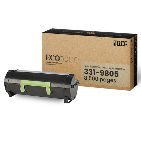 Remise à Neuf DELL 2360/3460 Noir MICR Cartouche Laser