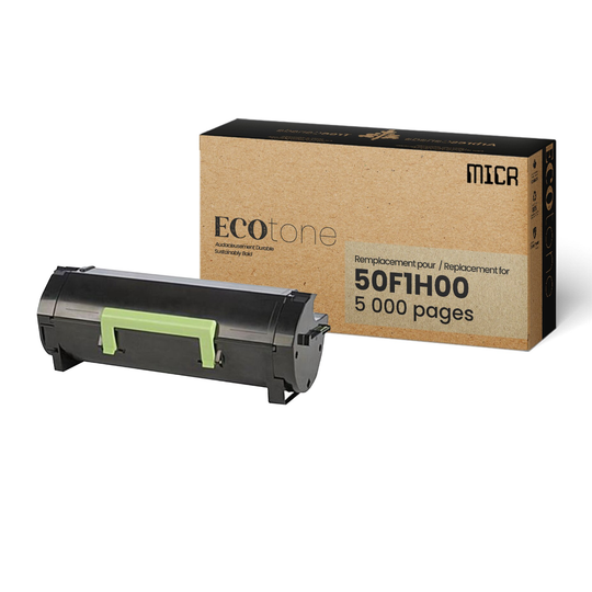 Remise à Neuf LEXMARK 50F1H00 (501H) MICR Noir Cartouche Laser