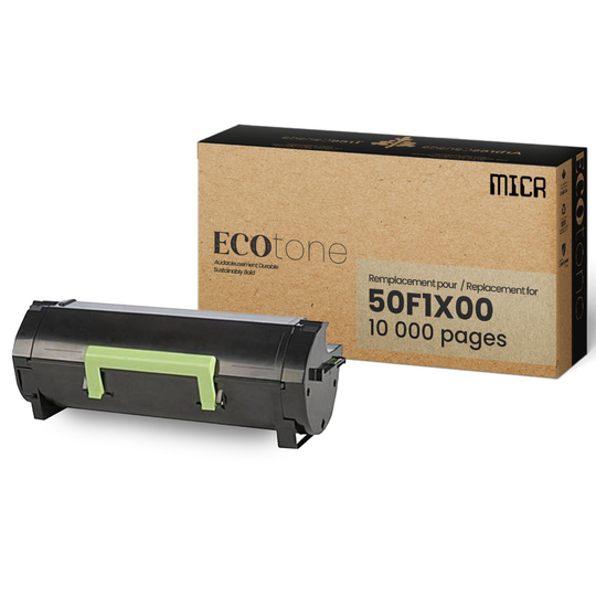 Remise à Neuf LEXMARK 50F1X00 (50F1X0E) Noir MICR Cartouche Laser