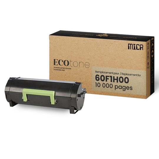 Remise à Neuf LEXMARK 60F1H00 Noir MICR Cartouche Laser