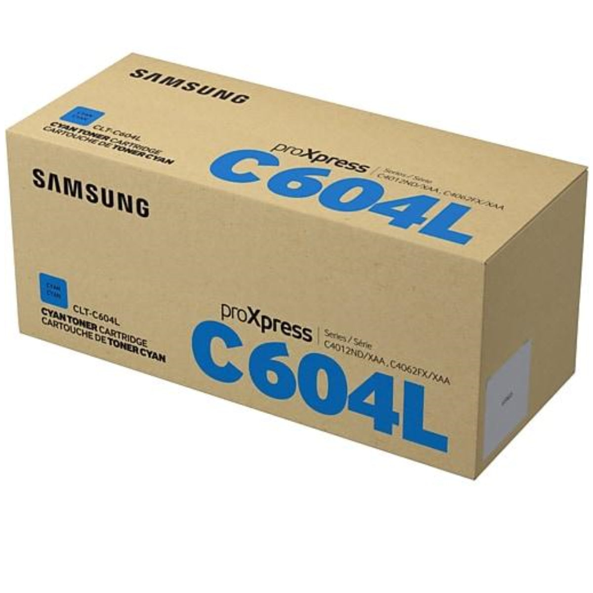SAMSUNG CLT-C604L (SU081A) Cyan Original Toner Cartridge - Cartouches Certifiées