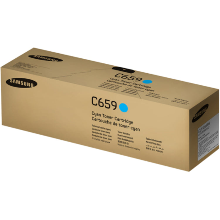 SAMSUNG CLT-C659S (SU095A) Cyan Original Toner Cartridge - Cartouches Certifiées