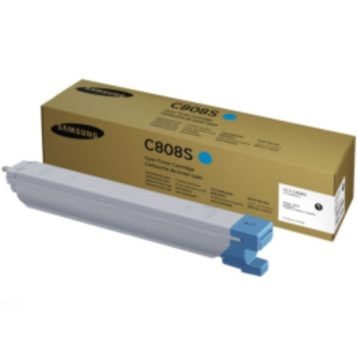 SAMSUNG CLT-C808S (SS562A) Cyan Original Toner Cartridge - Cartouches Certifiées