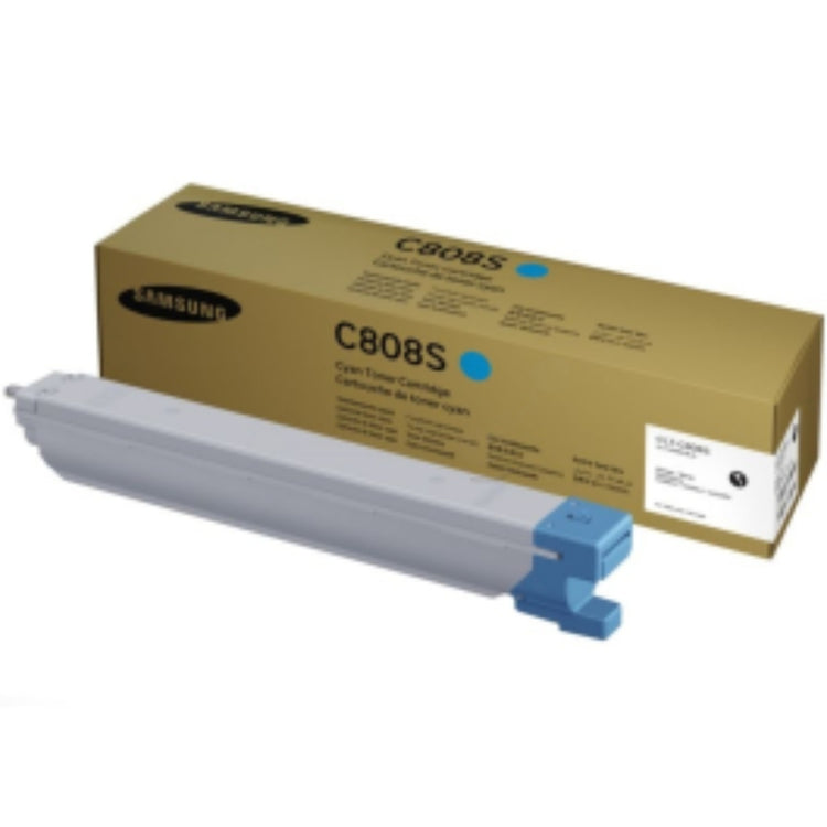 SAMSUNG CLT-C808S (SS562A) Cyan Original Toner Cartridge - Cartouches Certifiées