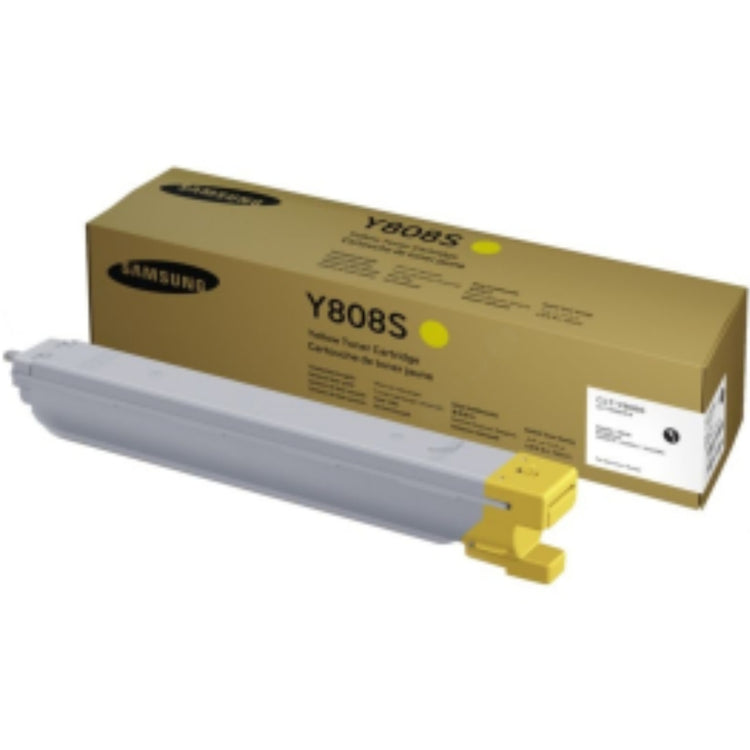 SAMSUNG CLT-Y808S (SS737A) Yellow Original Toner Cartridge - Cartouches Certifiées