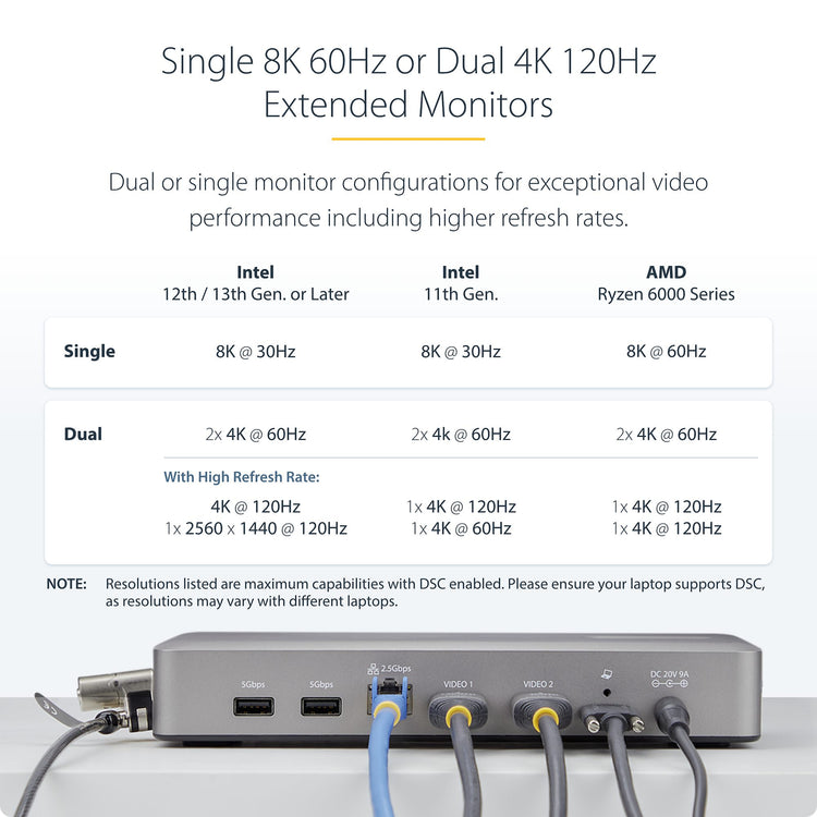 StarTech.com 155NA-USB4-DOCK station d'accueil Avec fil Argent - Image 6