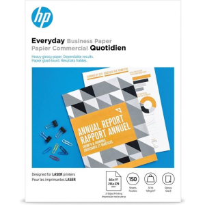 4WN08A HP Papier laser glacé pour brochures 8,5 x 11 150 feuilles 12