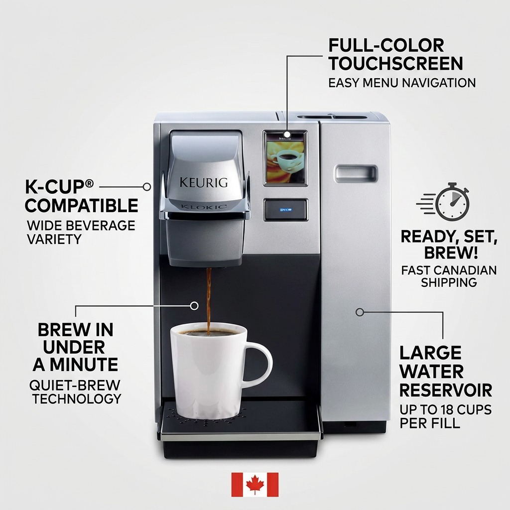 COFFEE BREWER-KEURIG K155 OFFICEPRO (00155) 1/EA - Cartouches Certifiees